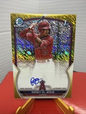 2023 Bowman - Chrome Prospect Autographs Randy De Jesus #CPA-RD Gold Shimmer /50