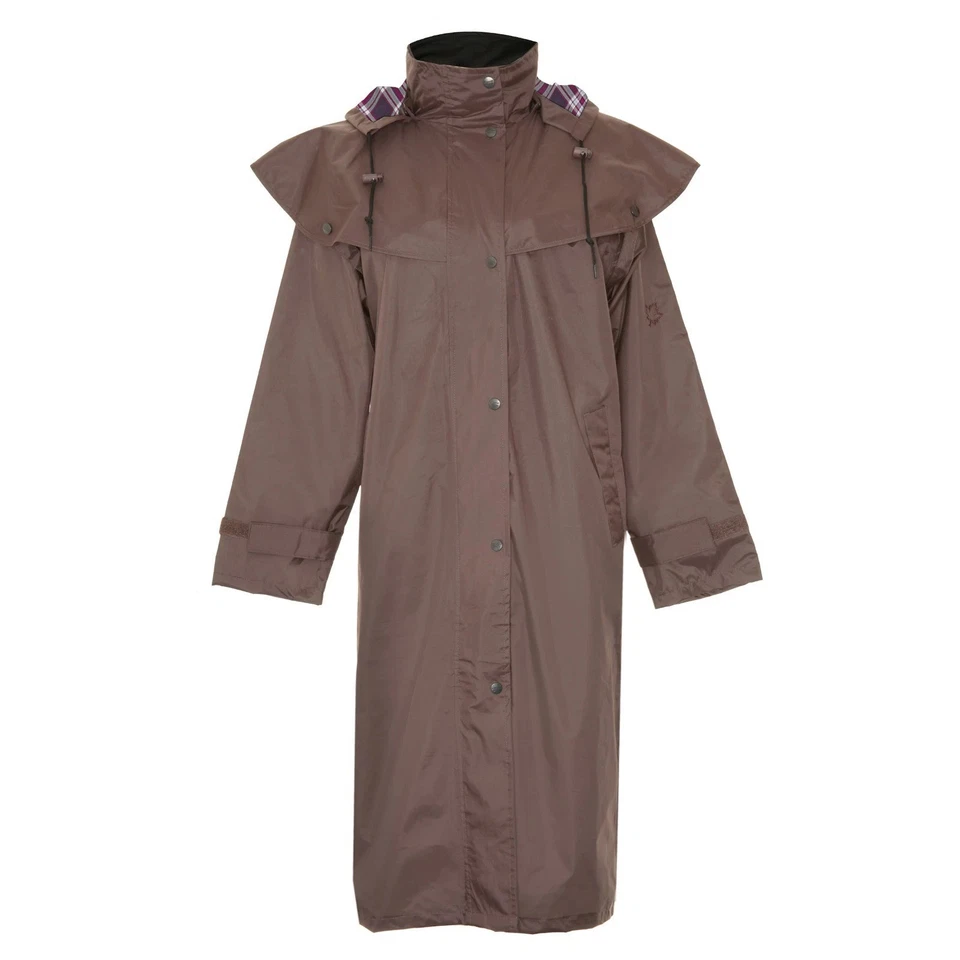 Ladies Champion Sandringham Coat Waterproof Outdoor Full Length Hooded Jacket - Image 4 of 4