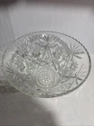 Vintage Anchor Hocking PRESCUT  Large Punch Bowl 14” Star Of David 1960