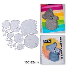 Baby Bear Metal Cutting Dies Scrapbooking Album Paper Cards Making Crafts DIY