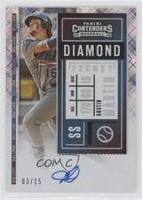 2020 Panini Contenders Draft Pick Diamond Ticket 3/15 Austin Martin Auto ni4