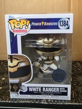 Funko Pop Vinyl - Television #1384 White Ranger Sword - New - Power Rangers - SE