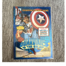 Marvel Masterpieces (2024) '92 Platinum Major Victory #48-V Blue Traxx Variant