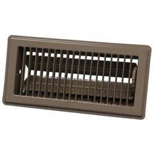 Continental Industries 28B0410 4"x10" Rolled-Face Floor Register