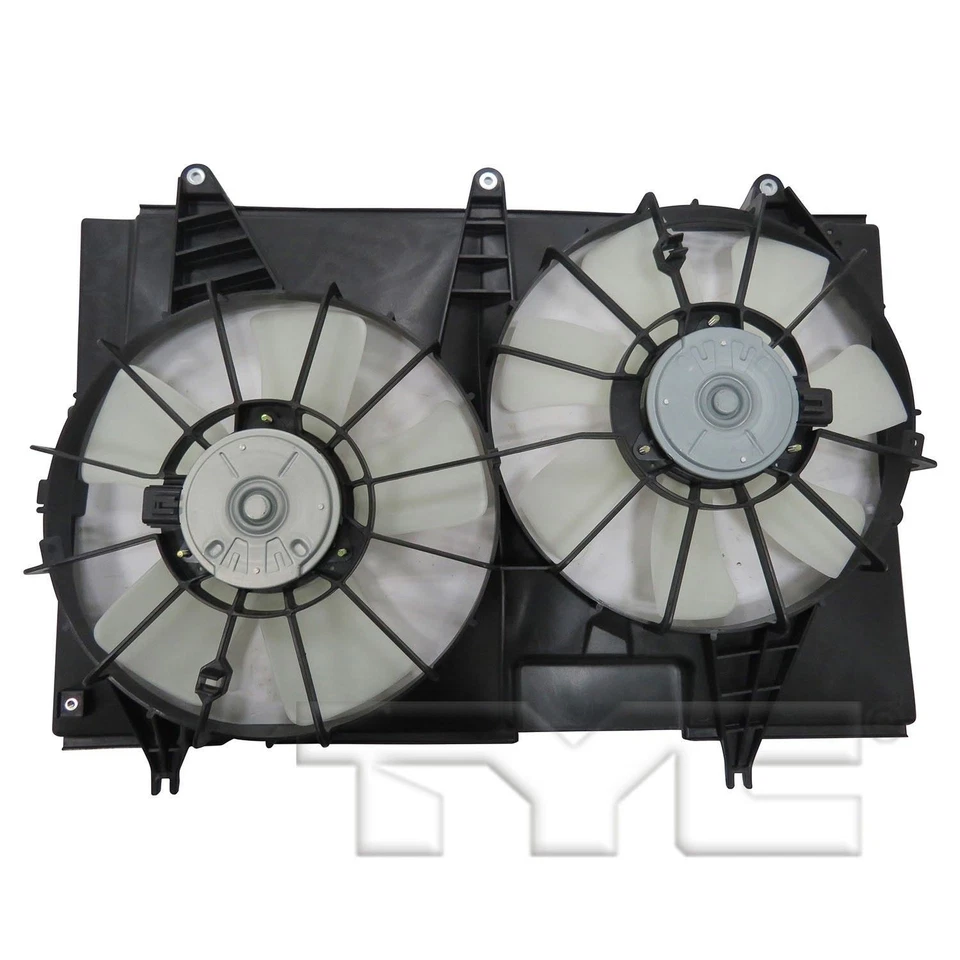 Conjunto de ventilador condensador y radiador doble TYC 623460 para 04-07 Cadillac CTS Foto 2 de 4