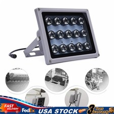 30W 12V IR Infrared Illuminator Lamp Night Vision Security Floodlight For CCTV