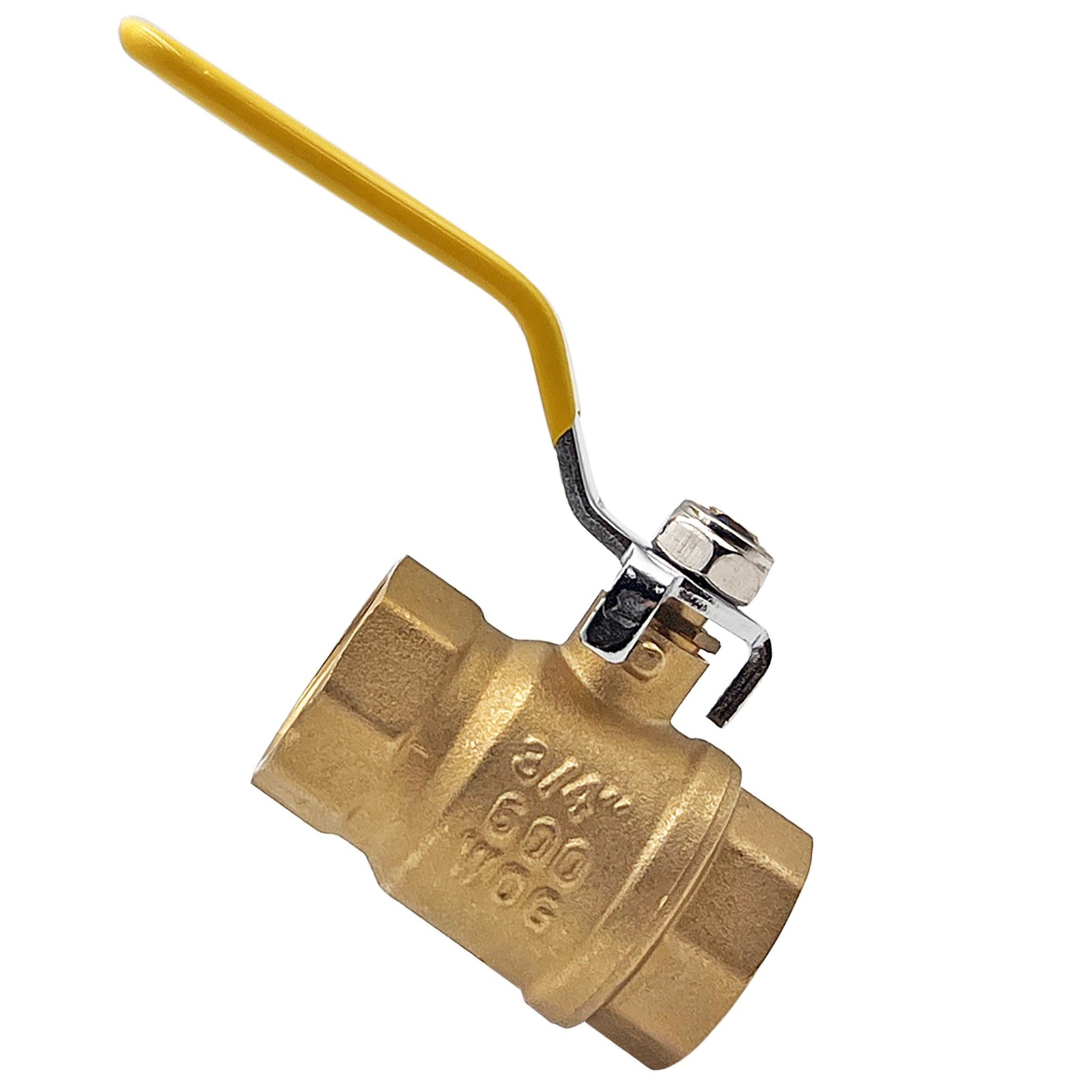 1 PCS Copper 3/4 Inch Heavy Duty Brass Ball Valve Female Thread NPT 600 WOG