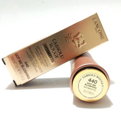 Lancome L Absolu Rouge Lipstick # 440 GOT ME BLUSHING Intimatte Soft Matte BNIB
