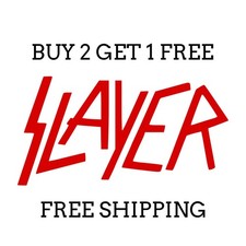 SLAYER  Vinyl Die Cut Car Decal - FREE SHIPPING