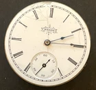 Antique 1897 Elgin Grade 117 Pocket Watch Movement Parts/Repair 6s 7j USA