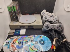 Sony PlayStation 1 PS1 SCPH-9001 W/ 3 Controllers, Multiple Games Ect..pls Read