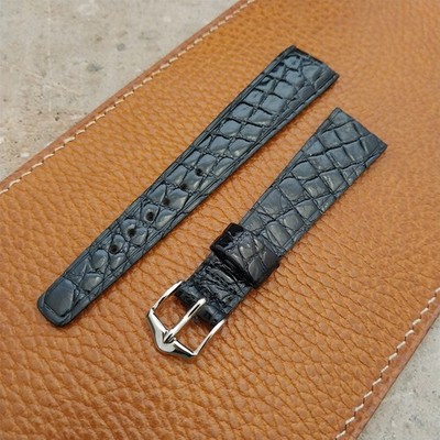 19mm JB Champion Brazilian Crocodile 1960s Vintage Watch Strap