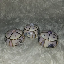 Lot of 3 Ardleigh Elliot Musical Trinket Boxes Lena Liu's Garden Treasures