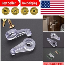 Versatile Glass Retainer Clips - 20 Pack for Mirror and Panel Support Systems