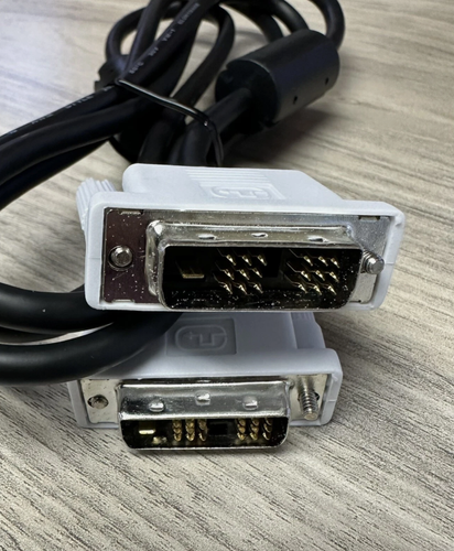 DVI 6' Ft Foot DVI-D Male Video LCD Graphics Monitor Cable DVI Cable - Cord(J5) - Picture 2 of 2