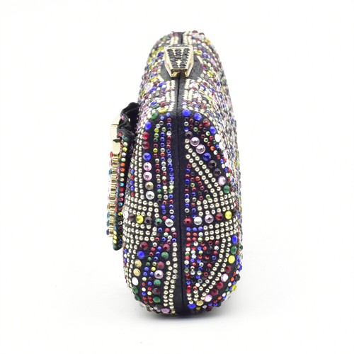 1 Set Luxury Rhinestones New Shoes And Bag Sandals Fashion Italian Design 7.5 CM - Picture 10 of 36