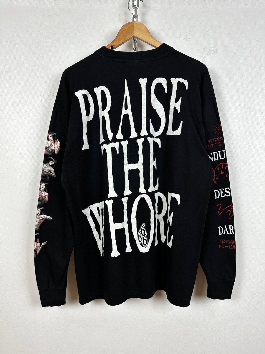 Men's 1998 Vintage Cradle of Filth Praise The Whore Long Sleeve