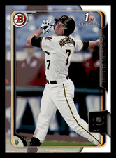 2015 1st Bowman Draft Casey Hughston  Pittsburgh Pirates #9 Mint