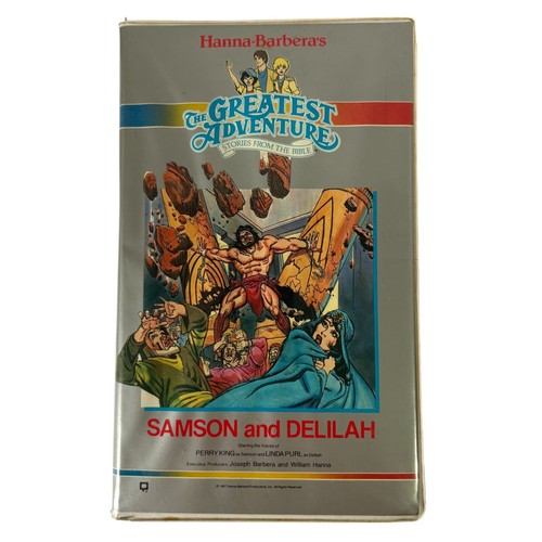 The Greatest Adventure VHS Hanna Barbera’s Stories From The Bible Lot of 7 - Picture 3 of 8