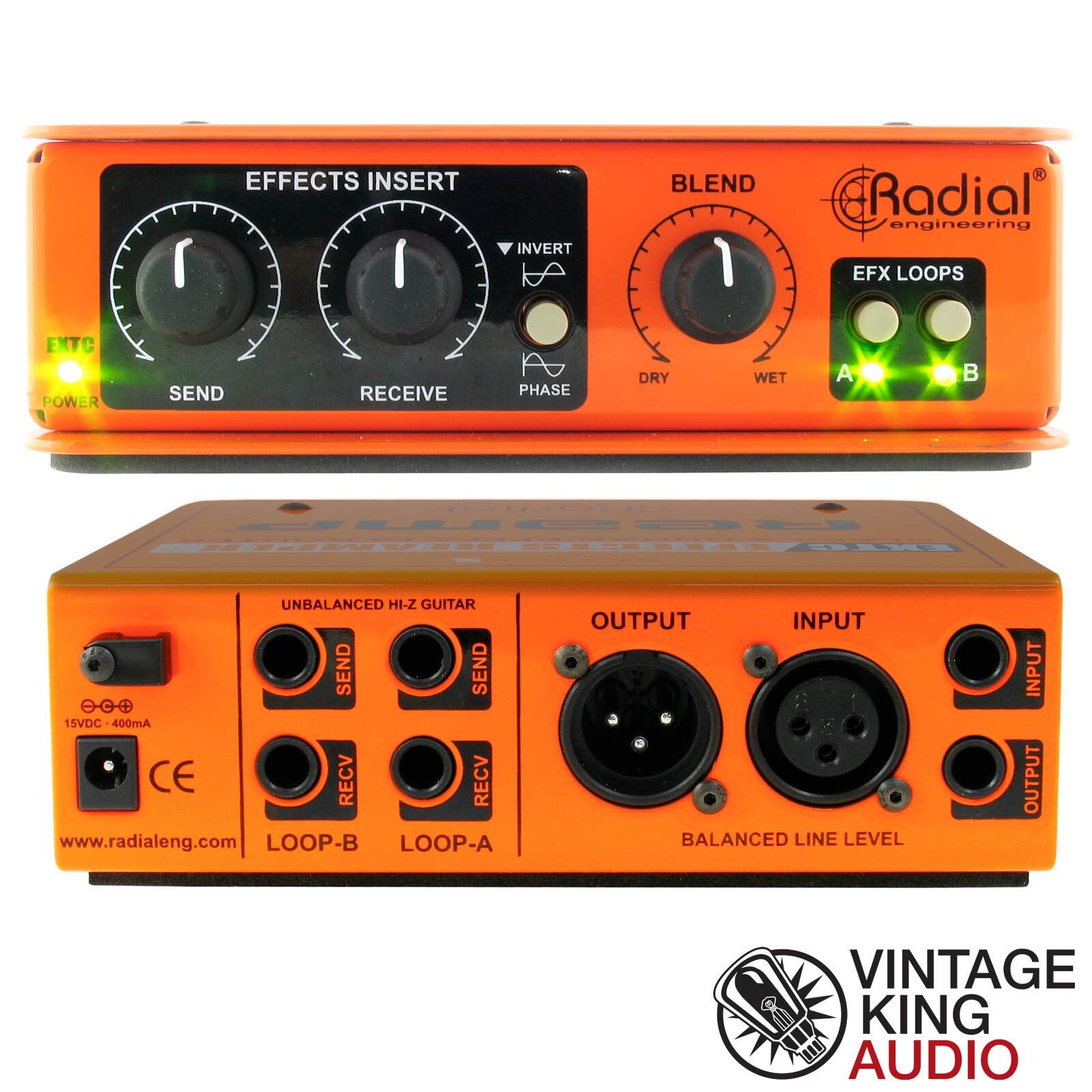 Интерфейс гитарных эффектов Radial EXTC-SA