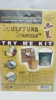 Stencil Ease Scrapbooking Sculpture Stencil - Cowboy Hat & Boot Tm-07 Stencil Ease Scrapbooking Sculpture Stencil - Cowboy Hat & Boot Tm-07