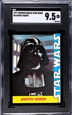 1977 Wonder Bread Star Wars Darth Vader #5 SGC 9.5 MINT+++ POP 1