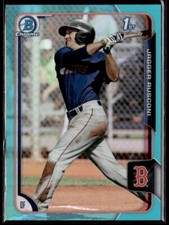 2015 Bowman Draft Chrome Blue Sky Refractors #195 Jagger Rusconi Boston Red Sox