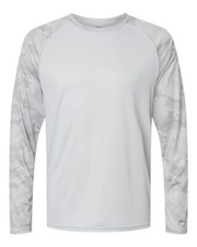 Paragon 216 Unisex Cayman Performance Camo Colorblocked Long Sleeve T-Shirt
