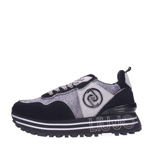 Liu jo Baskets En Cuir Pour Femmes Noir Bf1055px02722222 | eBay