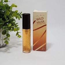 Coty Wild Musk Cologne Spray for Women Travel Size 0.5 fl oz / 14.7 mL