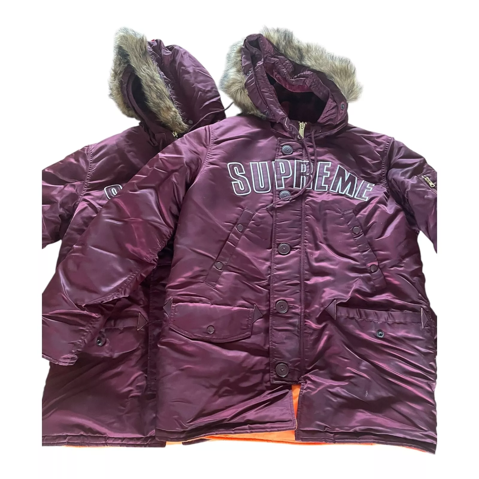Parka N3B logo Supreme Arc taille M excellent état