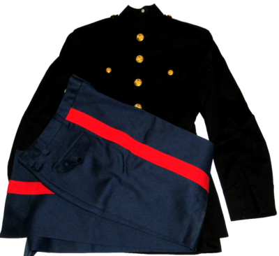 open lace back dress Red on Blue U.S. Navy Hashmarks / Service Stripes