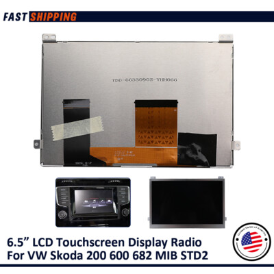 6.5'' LCD Display Touch Screen TDO-WVGA0633F00045 For VW Skoda MIB STD2 684 200