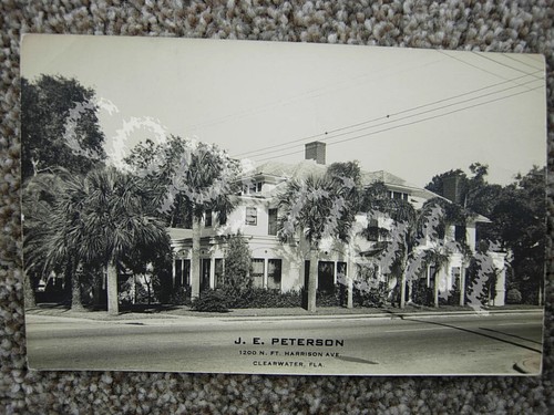 RPPC-CLEARWATER FL-J E PETERSON RESIDENCE-1200 N FORT HARRISON AVE-FLORIDA-FLA