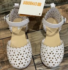 Gymboree White Eyelet Easter Dressy Shoes Girls Nwt Size 5