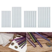 DIY Wind Half Round Long Paint Wax Stick Silicone Mold