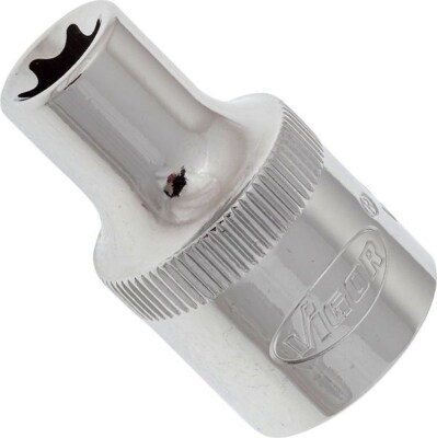 VIGOR TORX  STECKSCHLÜSSELEINSATZ - 1/2'' - AUßEN TORX  PROFIL - E10