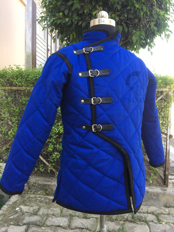 Medieval Thick Padded Gambeson Aketon Coat Armor Cotton SCA LARP eBay
