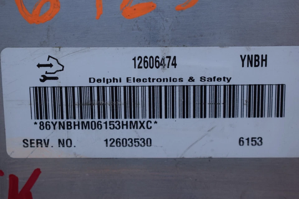 Chevrolet Impala 2006-2009 motor módulo de computadora ecu ecm 12603530 ynbh oem Foto 2 de 4