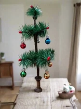 Christmas Bethany Lowe Inspired Handcrafted USA German Style Goose Feather Tree