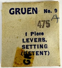 GRUEN  EB443 CAL475 SETTING LEVER DETENT FACTORY WATCH REPAIR PART WP2