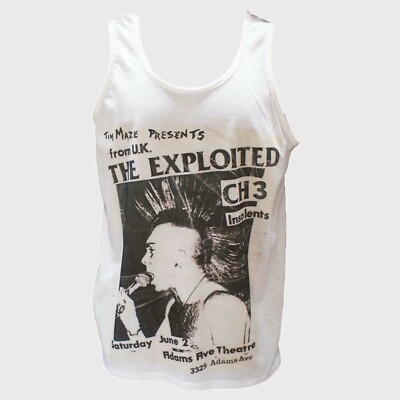 The Exploited Punk Rock Hardcore T-shirt Sleeveless Unisex Vest Tank Top S-3XL