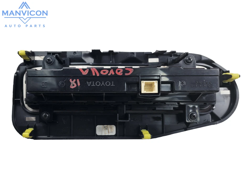 2017-2019 Toyota Corolla AC Heater Climate Temperature Control Unit 55900-02A30 - Image 2 of 4