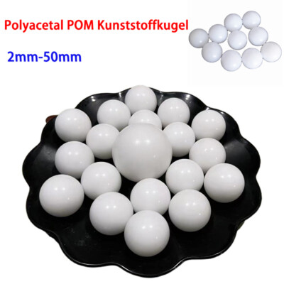 2-50mm Pom Plastik Kugeln Polyoxymethylen Ball Präzision Solide Kunststoff Kugel