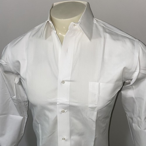 Vintage 50s 60s Dress Shirt Esqman Sanforized Tokyo Japan MCM Atomic Mens Medium - Picture 2 of 10