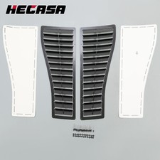 Hecasa For Camaro Z28 Iroc-z Iroc 85-90 Heat Extractor Hood Louvers Scoop Steel