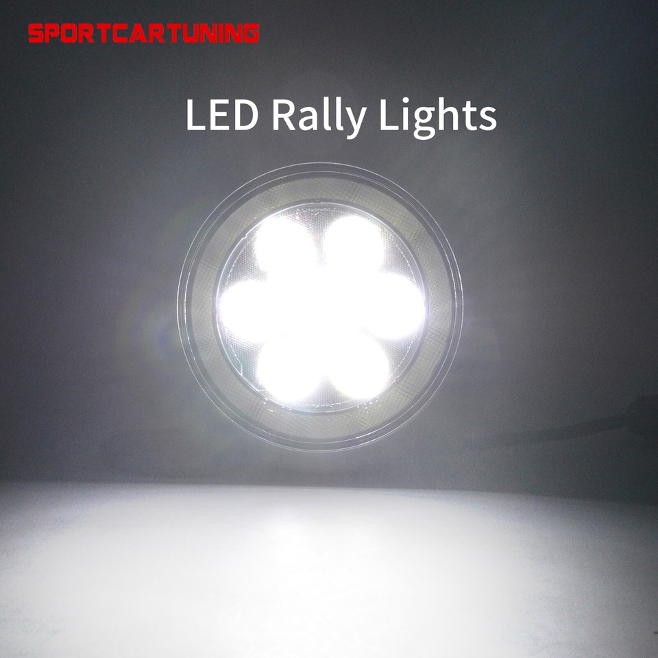 LED Halo Rally DRL Daytime Running Lights For Mini Cooper R55 R56 R57 ...