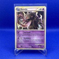 Pokemon Card HS Triumphant Banette Rare 14/102 on eBay