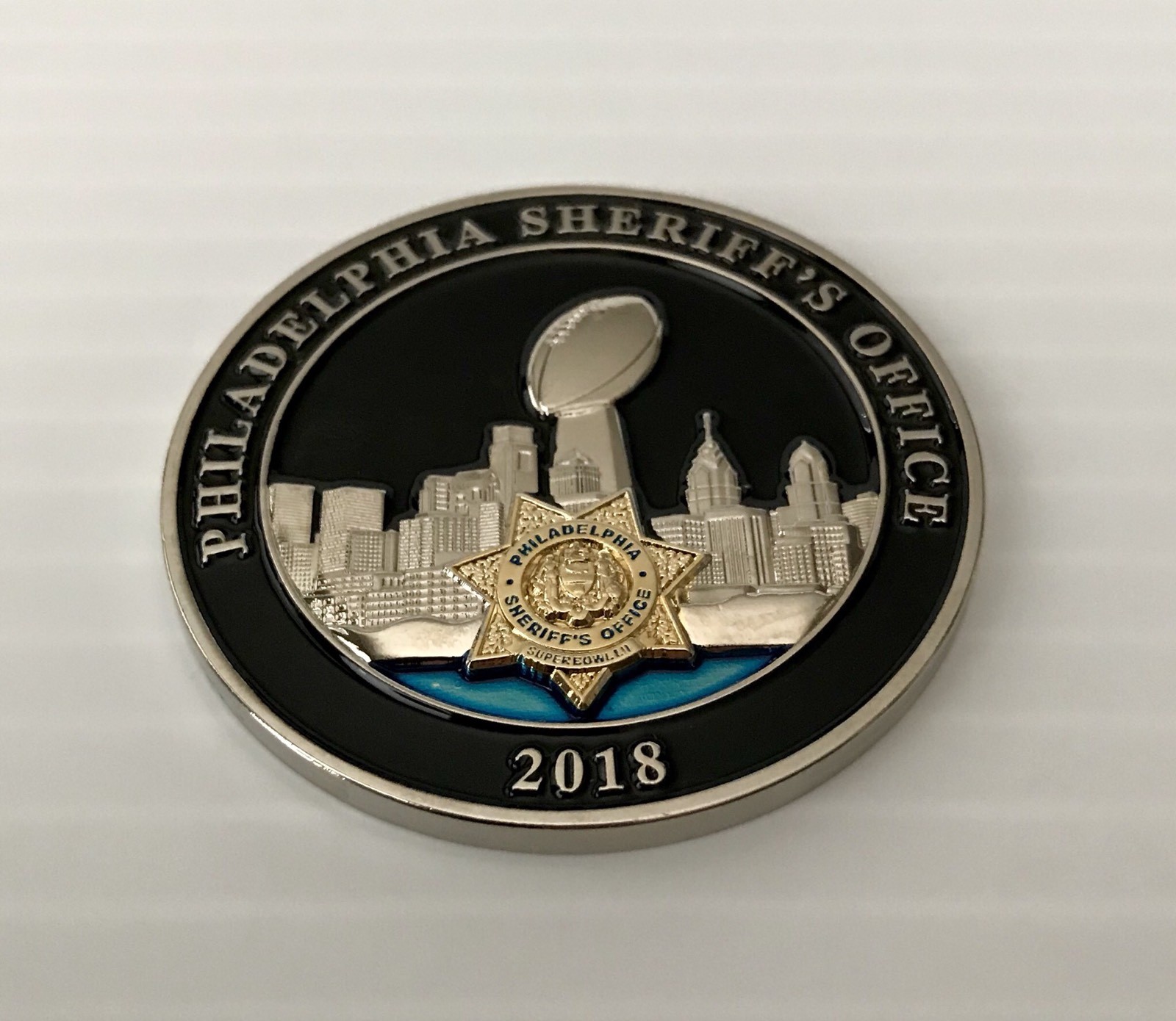 NFL Philadelphia Eagles Sheriff’s Office Police Super Bowl 52 LII ...