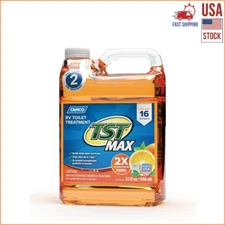 Camco TST MAX Strength Orange Scent RV Toilet Treatment Formaldehyde Free Brea